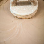 John Higgins at work in his studio 2018